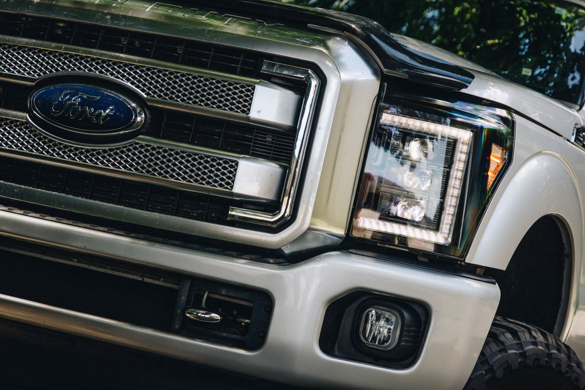 Morimoto - XB LED Headlights: Ford Super Duty (11-16) (Pair / White DRL) - LF505-ASM