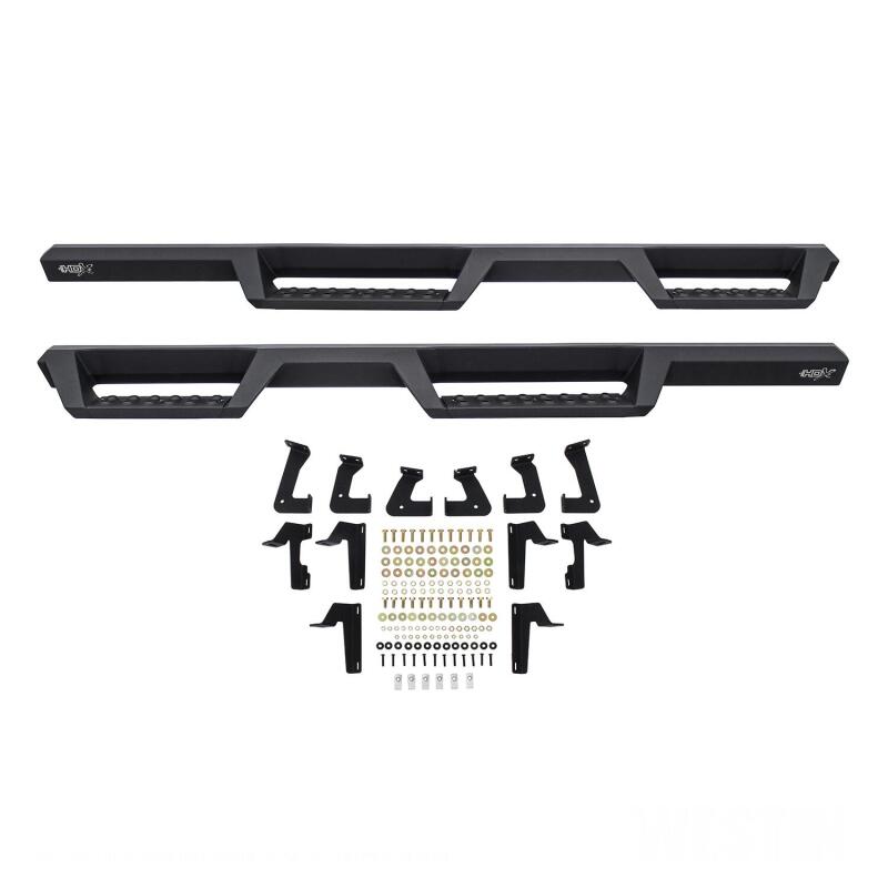 Westin 18-20 Jeep Wrangler JL Unlimited 4DR HDX Drop Nerf Step Bars - Textured Black - 56-14065