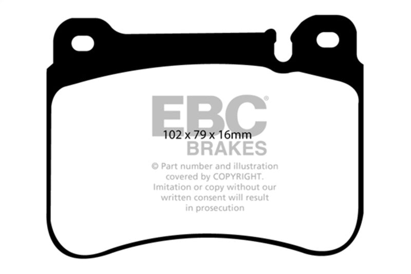 EBC 05-07 Mercedes-Benz C230 (W203) 2.5 Sport Sedan Redstuff Front Brake Pads - DP31590C