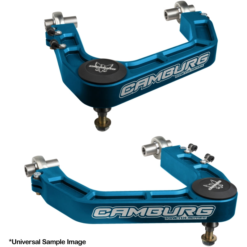 Camburg 19-23 Ford Ranger KINETIK Performance Billet Uniball Upper Arms - Blue - CAM-110250-BLU
