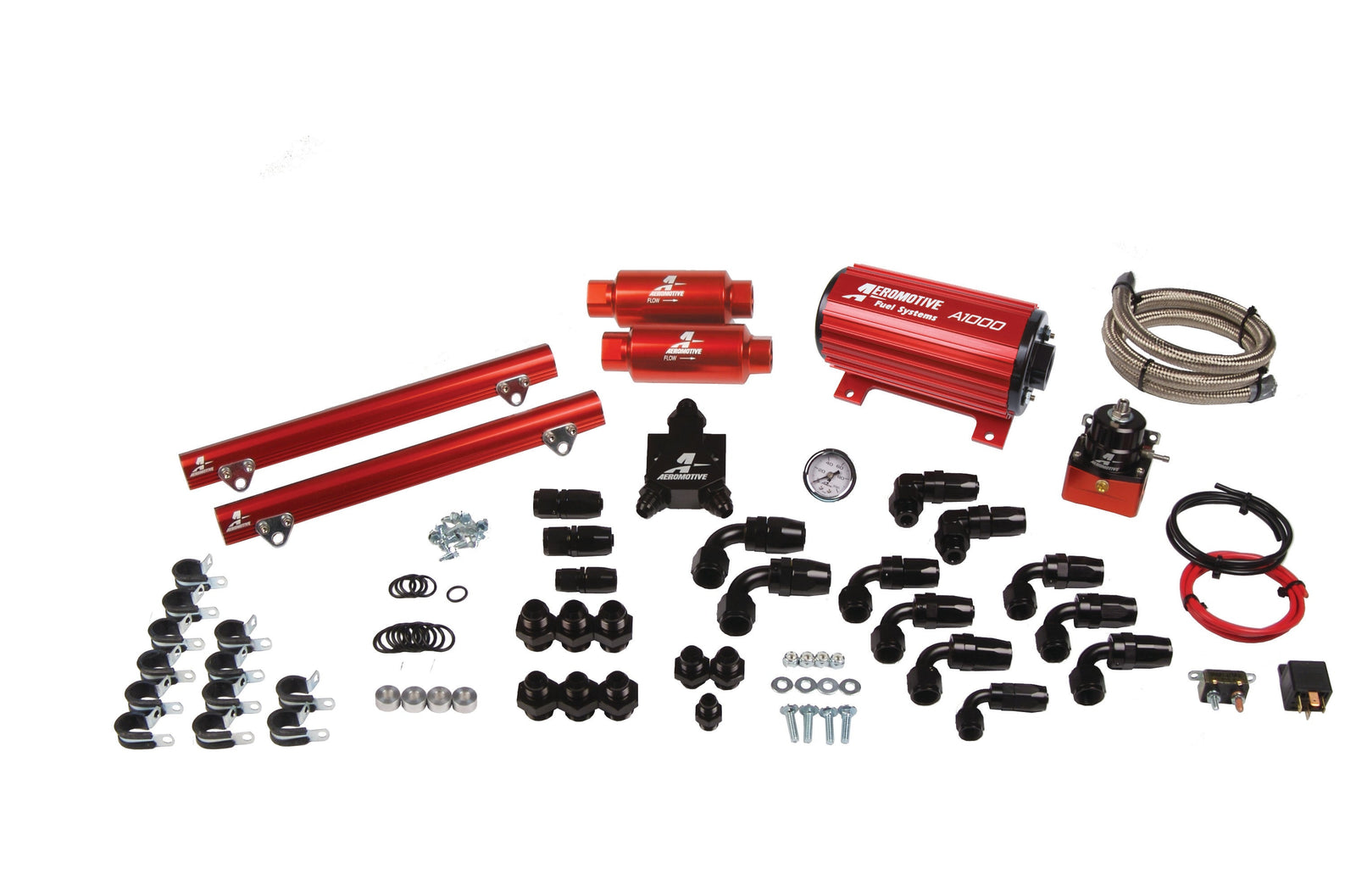 Aeromotive 98.5-04 Ford DOHC 4.6L Competition Fuel System (Includes A1000 Fuel Pump) - 17145