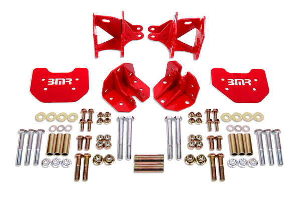 BMR 79-04 Mustang Rear Coilover Conversion Kit w/ Control Arm Bracket - Red - CCK743R for 1979-2004 Ford Mustang