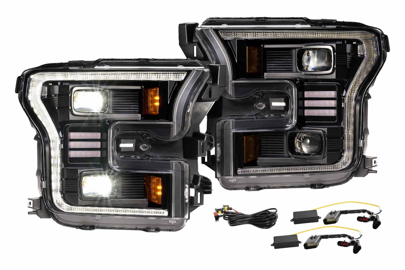 Morimoto - XB Hybrid LED Headlights: Ford F150 (15-17) (Pair / ASM) - LF550.2