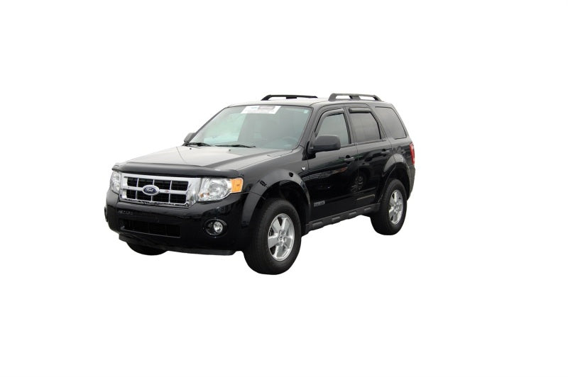 AVS 08-12 Ford Escape Ventvisor In-Channel Front &amp; Rear Window Deflectors 4pc - Smoke - 194001