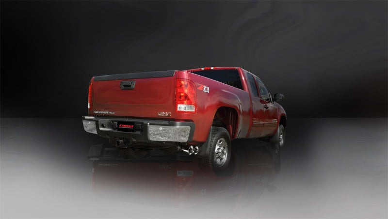 Corsa 2011-2013 Chevrolet Silverado Ext. Cab/Std. Bed 2500 6.0L V8 Polished Sport Cat-Back Exhaust - 14792