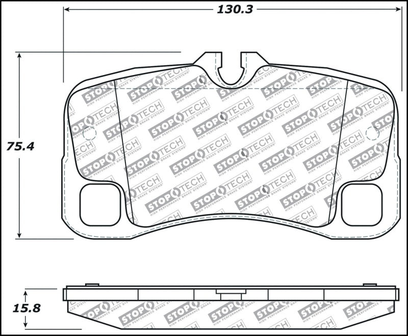 StopTech Performance Brake Pads - 309.13000