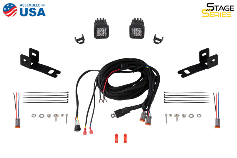 Diode Dynamics 21-22 Ford F-150 Stage Series Reverse Light Kit C2 Pro - DD7377 for 2021-2023 Ford F 150 - angle view