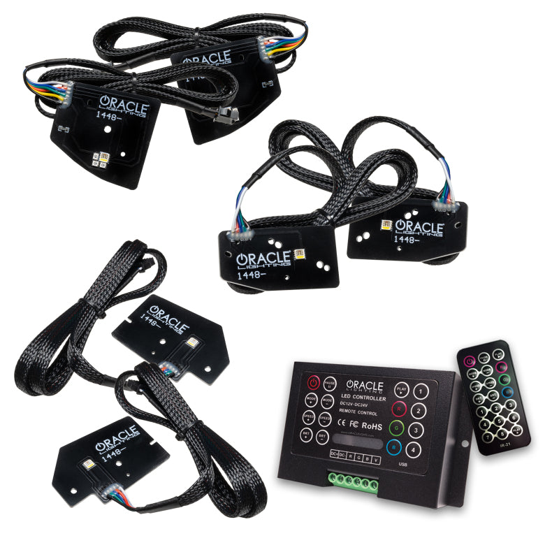 Oracle 19-21 RAM 1500 Projector LED Headlight DRL Kit - RGBW+A w/ 2.0 Controller SEE WARRANTY - 1448-333