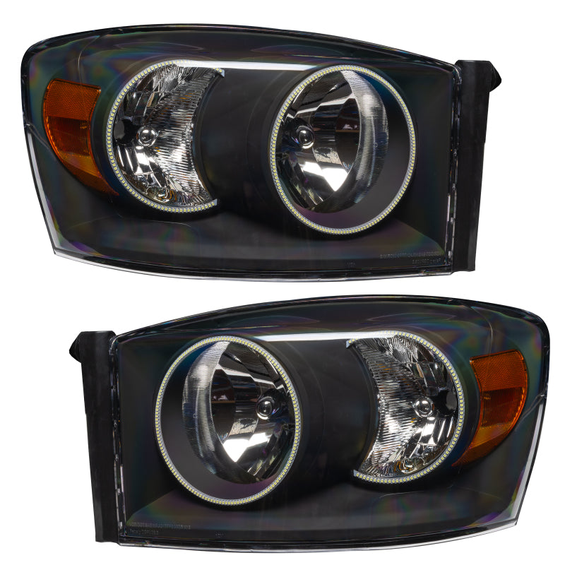 Oracle 07-08 Dodge Ram SMD HL - Black - ColorSHIFT w/ 2.0 Controller SEE WARRANTY - 8187-333