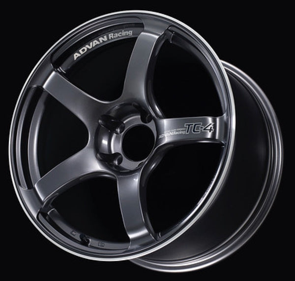 Advan TC4 16x7.0 +44 5-114.3 Racing Gunmetallic & Ring Wheel - YAD6E44EGMR by Advan