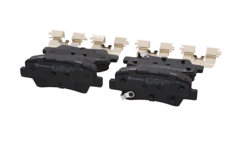 Brembo OE 2017 Hyundai Elantra/18-22 Ioniq/18-19 Sonata/16-17 Veloster Low-Met Brake Pad - Rear - P30094