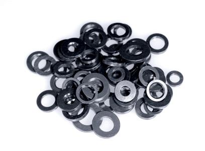 ARP 1/2 ID 7/8 OD chamfer black washers - 200-8523