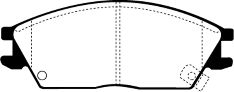 EBC 95-99 Hyundai Accent Greenstuff Front Brake Pads - DP2803