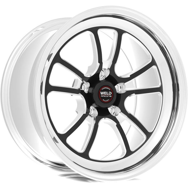 Weld S70 18x11 / 5x4.75 BP / 7.6in. BS Black Wheel (High Pad) - Non-Beadlock - 70HB8110B76A by Weld