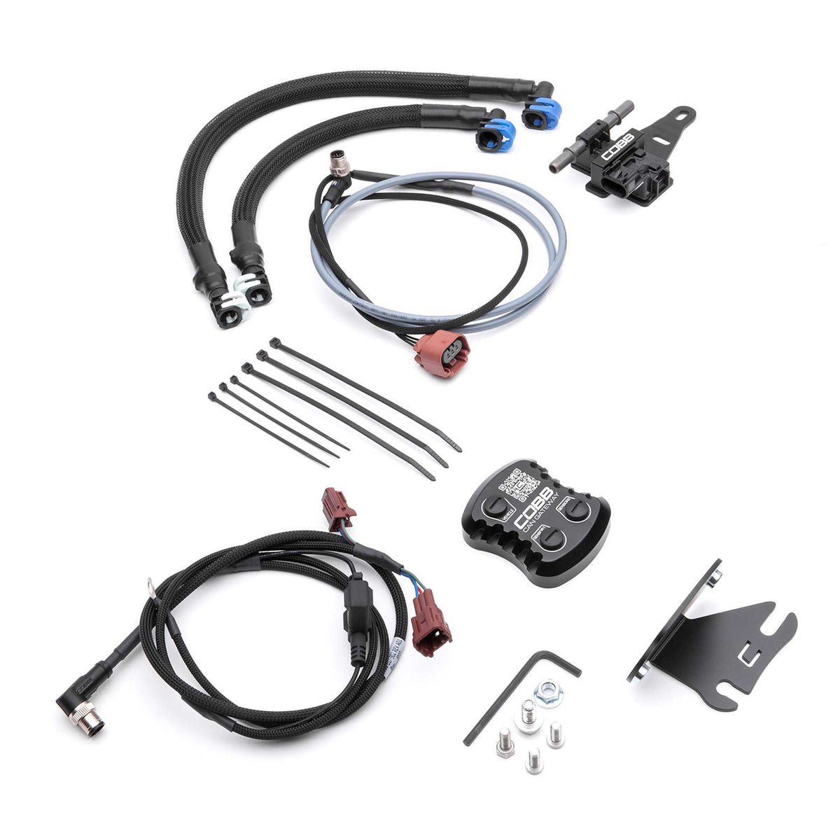 Cobb 15-17 Subaru WRX NexGen Stage 2 + CAN Flex Fuel Power Package (SF Intake) - Black - SUB004NG2W2-BK1FF