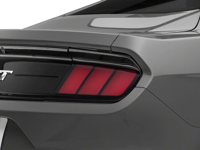 Raxiom 15-23 Ford Mustang Profile LED Tail Lights Gloss Blk Housing- Red Lens - 402182