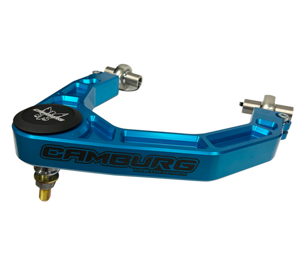 Camburg Toyota Tundra 2WD/4WD 22+ KINETIK V2 Performance Billet Uniball Upper Arms (King Blue) - CAM-310189-BLU for 2022-2025