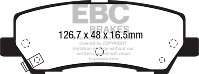 EBC brake Ultimax2 brake Pads - UD1793