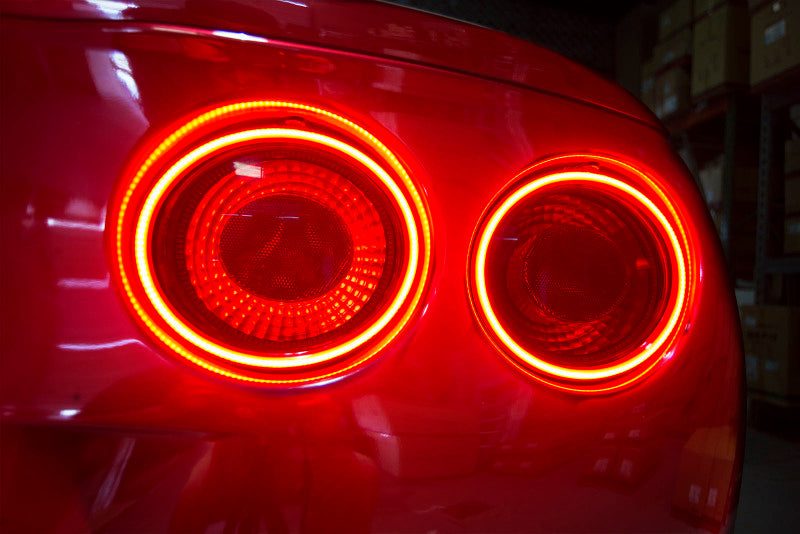 Oracle Chevy Corvette C6 05-13 LED Waterproof Afterburner Kit - Red SEE WARRANTY - 1295-003