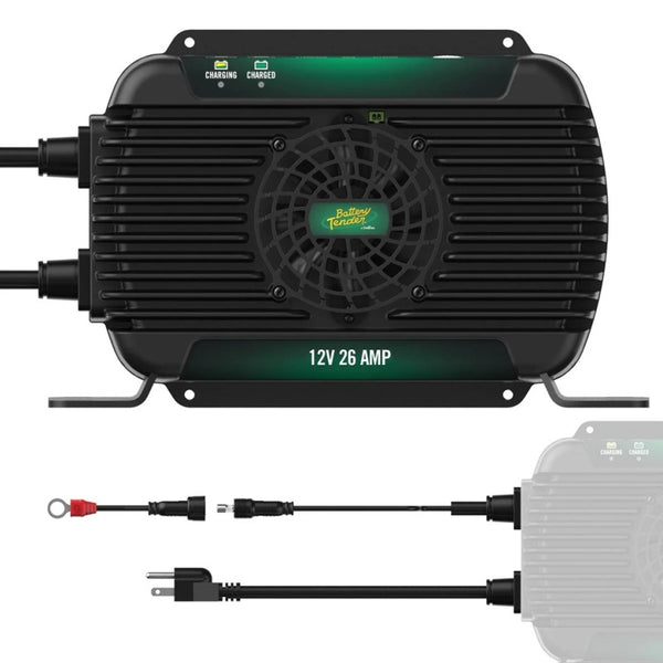 Battery Tender 12V 26A Power Plus On-Board Battery Chargers - 022-2011-DL-WH - front view