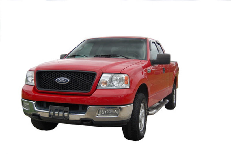 AVS 04-14 Ford F-150 Supercab Ventvisor Outside Mount Window Deflectors 4pc - Smoke - 94738