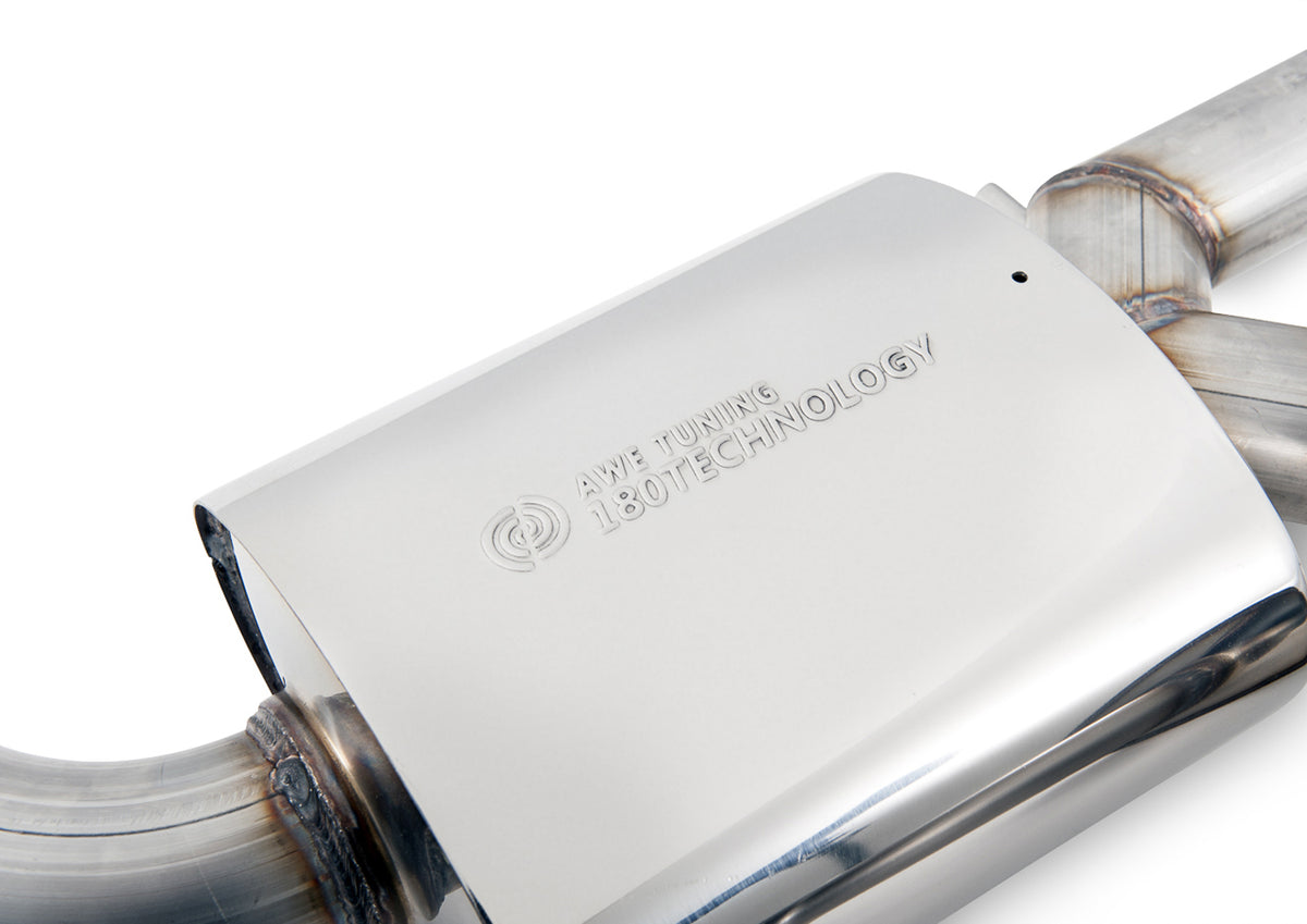 AWE Tuning Audi C7.5 A6 3.0T Touring Edition Exhaust - Quad Outlet Chrome Silver Tips - 3015-42072