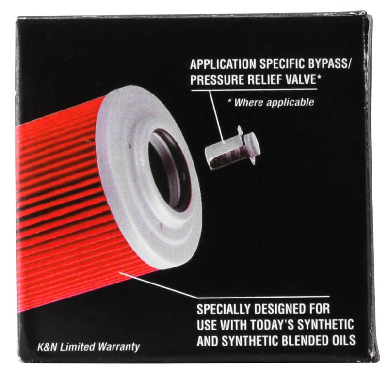 K&amp;N Kawasaki 2.156in OD x 2.219in H Oil Filter - KN-123