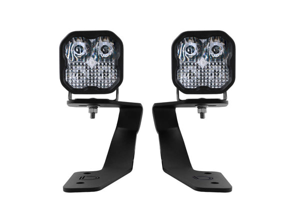 Diode Dynamics 18-21 Subaru Crosstrek Pro SS3 LED Ditch Light Kit - White Combo - DD6560 for 2018-2023 Subaru Crosstrek - fro