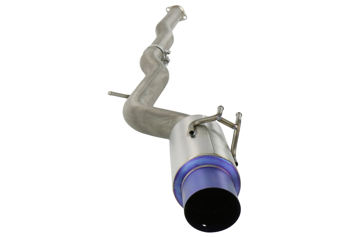 Invidia 2009+ EVO X 80mm Single Outlet Full Titanium Cat-Back Exhaust - HS09MEXTRG