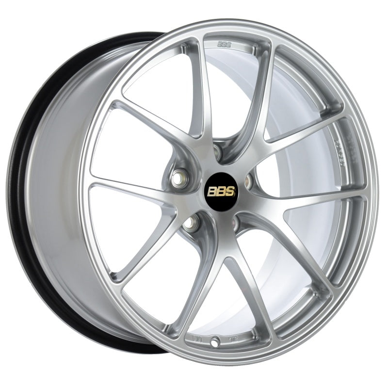 BBS RI-A 18x10.5 5x120 ET22 Diamond Silver Wheel -82mm PFS/Clip Required - RIA046DS