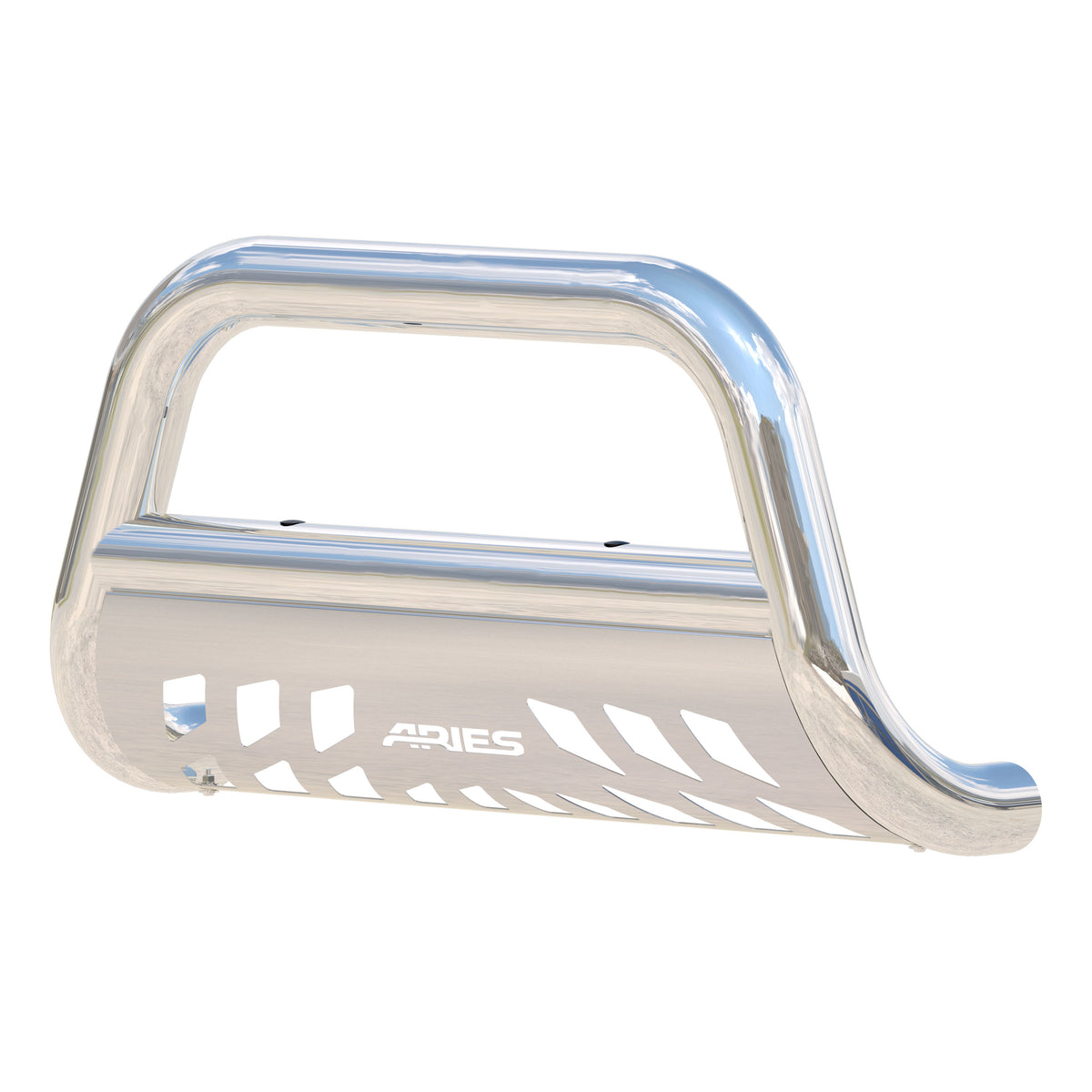 ARIES 35-3007 3-Inch Polished Stainless Steel Bull Bar, No-Drill, Select Ford Expedition, F-150, Lincoln Mark LT