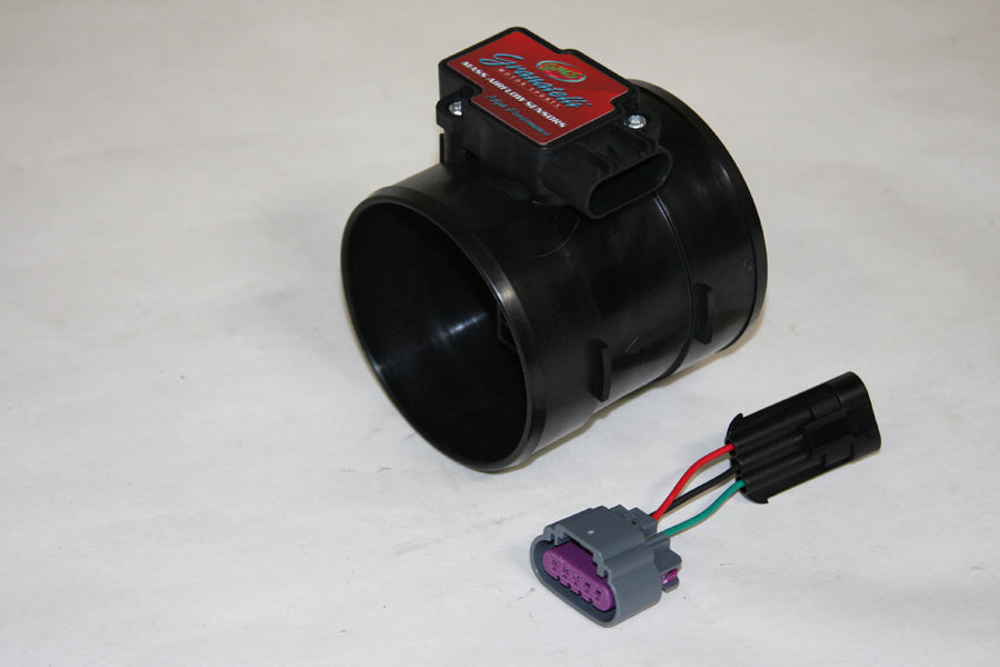 Granatelli 97-00 Chevrolet Corvette C5 LS1 Mass Airflow Sensor w/Cold Air Tuning - Black - 350112-C