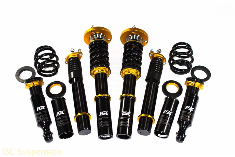 ISC Suspension BMW 3 Series (E30) Except AWD Models N1 Coilovers - B013-S for 1982-1991 BMW 3 Series - front view