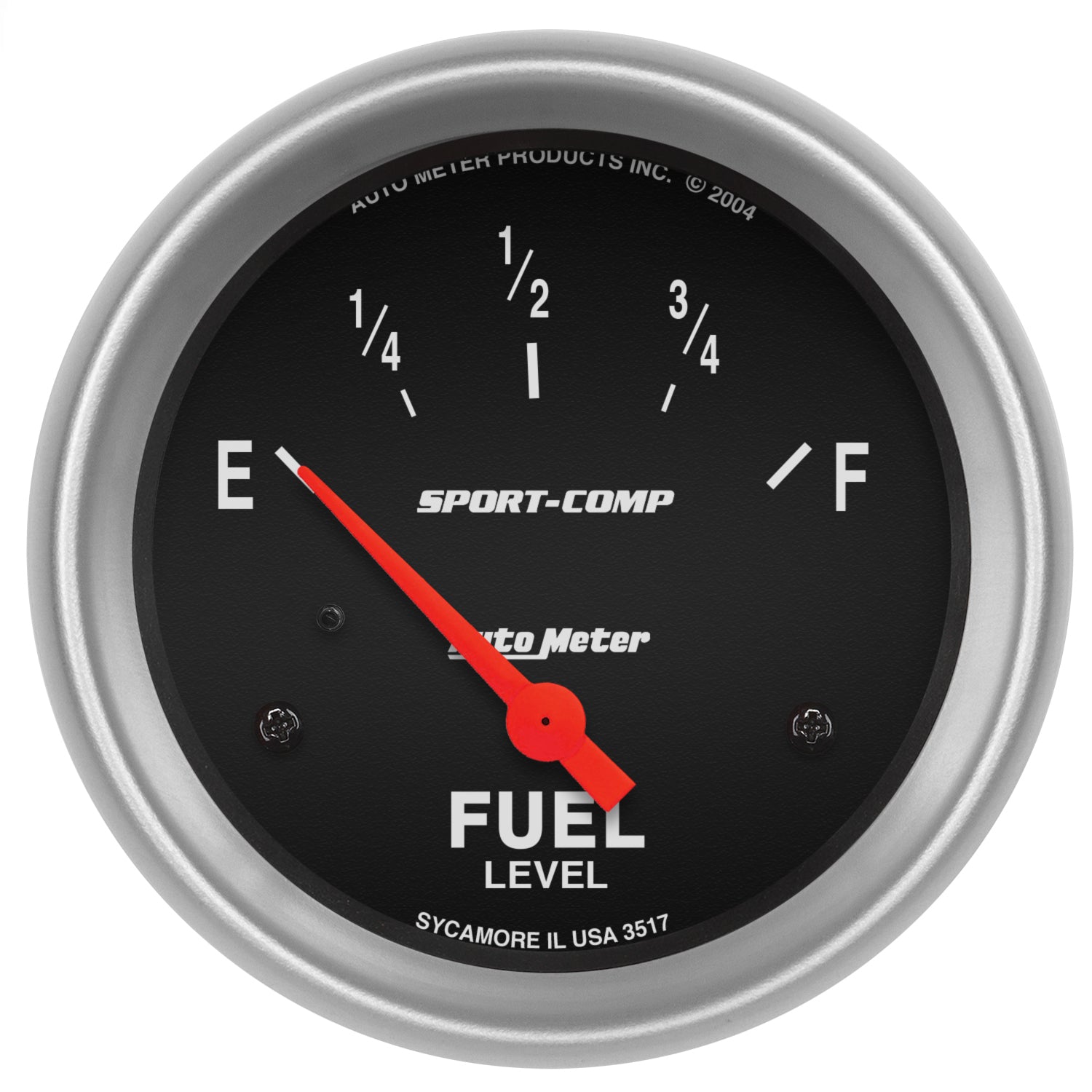 AutoMeter Gauge Fuel Level 2-5/8in. 0 Ohm(e) to 30 Ohm(f) Elec Sport-Comp - 3517