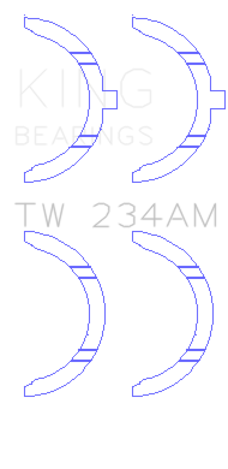 King Toyota 22RE Thrust Washer Set - TW234AM