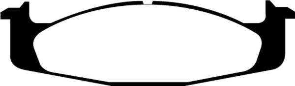 EBC 94-96 Ford Bronco 5.0 Ultimax2 Front Brake Pads - UD632 for 1994-2003 Ford E 150 - front view