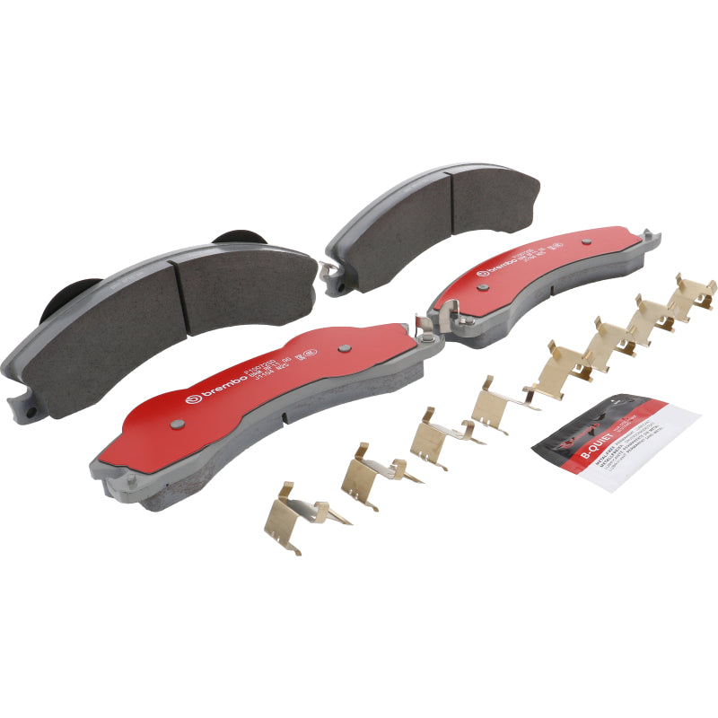 Brembo OE 09-17 Chevrolet Express 3500/11-19 Silverado 2500 HD XTRA Severe Duty Brake Pad Set - Rear - P10072SD