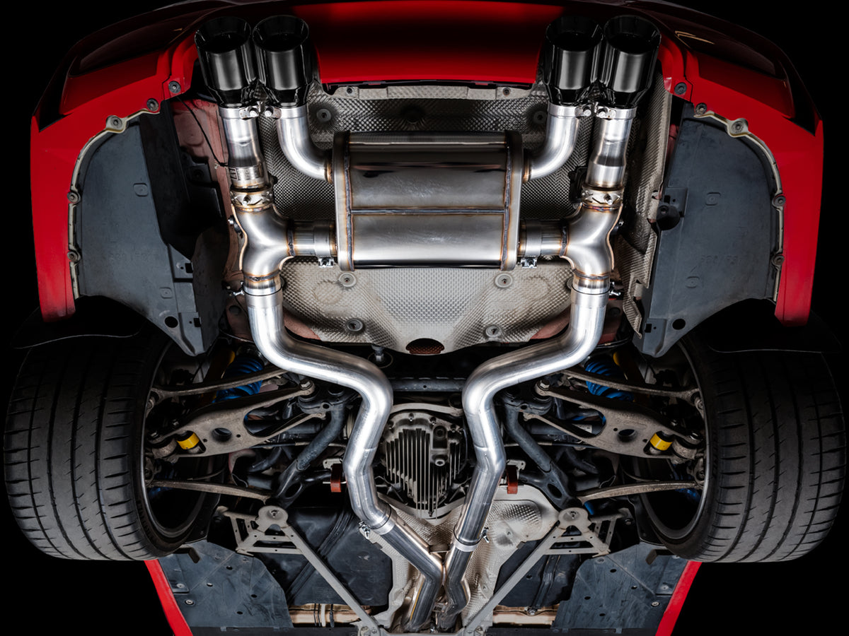AWE Tuning BMW F8X M3/M4 SwitchPath Catback Exhaust - Diamond Black Tips - 3025-43074