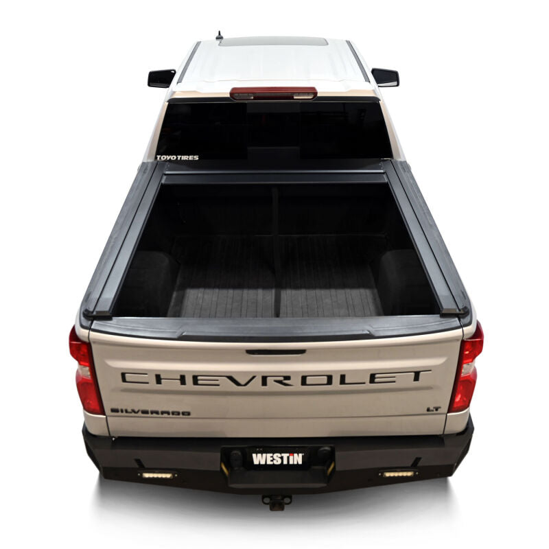 Westin 19-26 GM Silverado/Sierra 1500 5ft 8in Bed Manual Retractable Tonneau Cover - Black - 19-64745