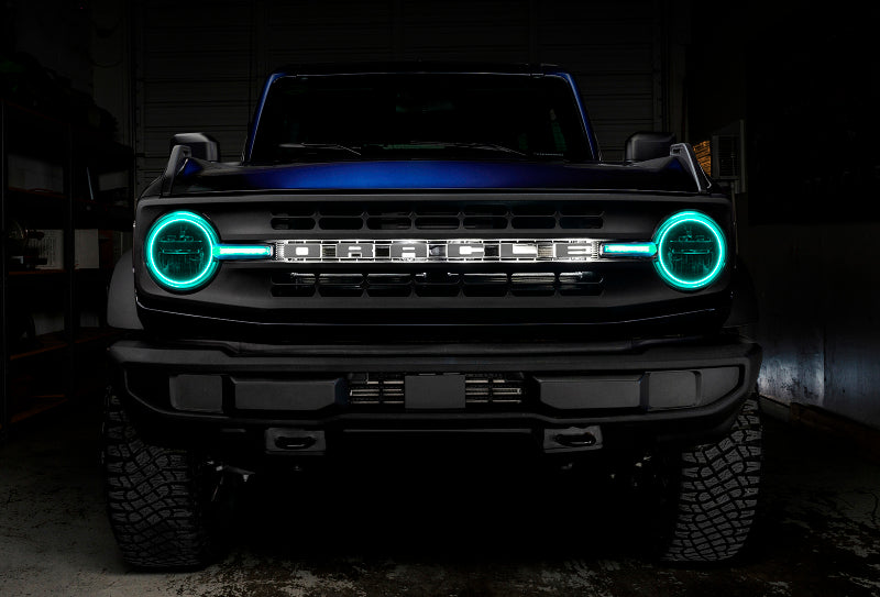 Oracle 2122 Ford Bronco Headlight Halo Kit w/DRL Bar  Base Headlights w/Simple Control SEE WARRANTY - 1471-504