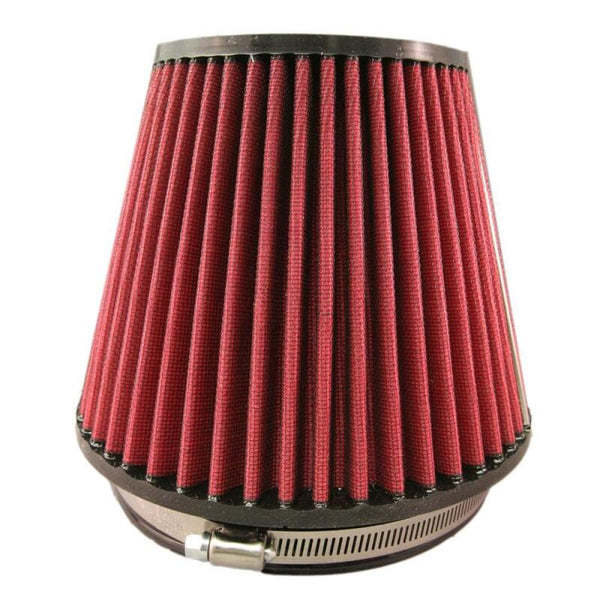 BLOX Racing Performance Filter Kit w/ 2.5inch  Velocity Stack Air Filter and 2.5inch Silicone Hose - BXIM-00309 - front view