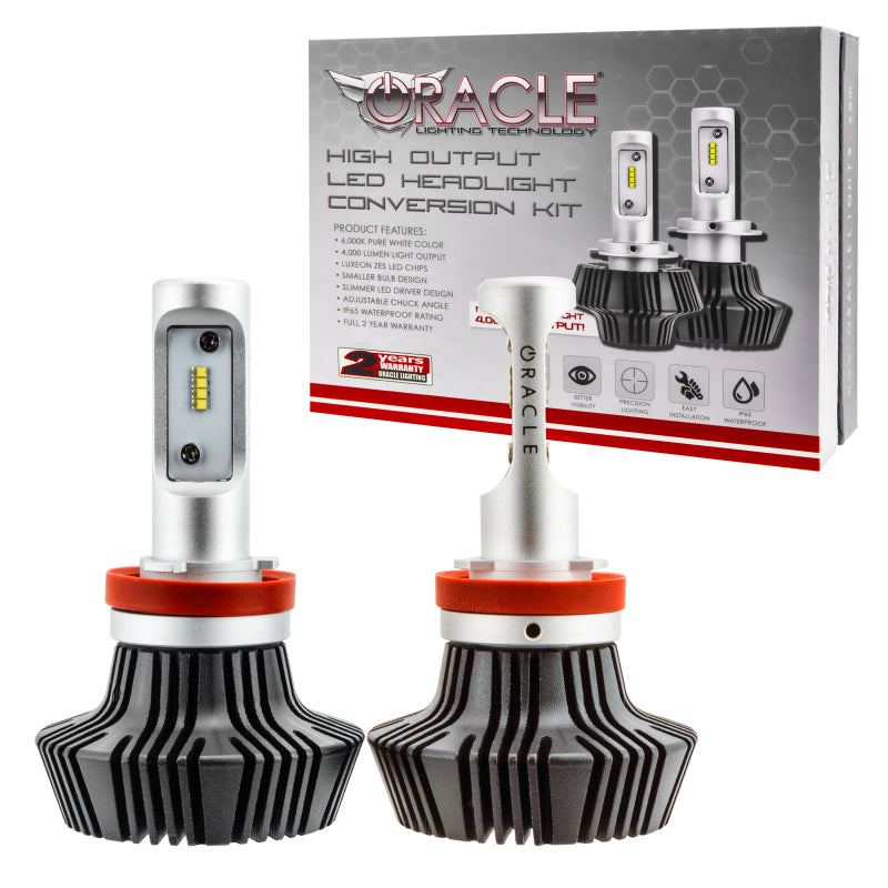 Oracle H11 4000 Lumen LED Headlight Bulbs (Pair) - 6000K SEE WARRANTY - 5235-001