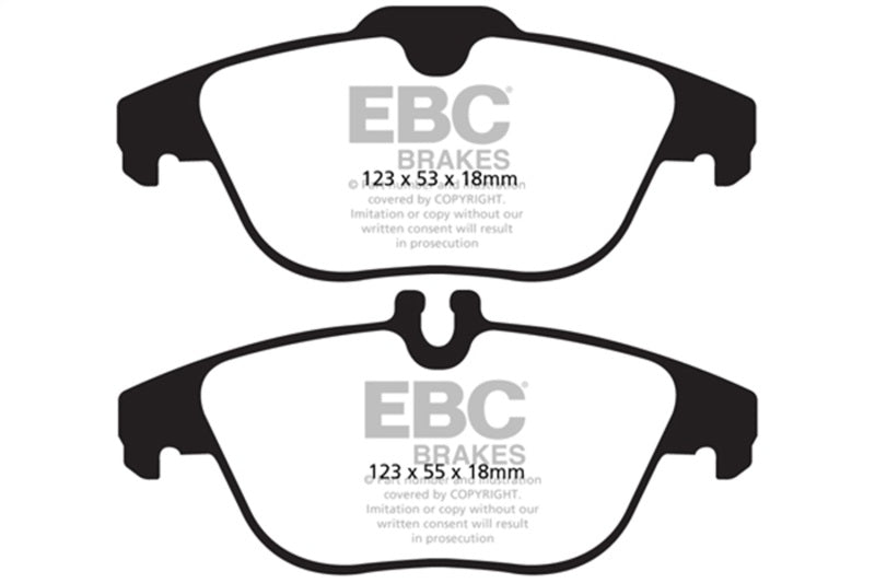 EBC 13-16 Mercedes-Benz GLK250 2.1 Twin TD Redstuff Rear Brake Pads - DP32012C