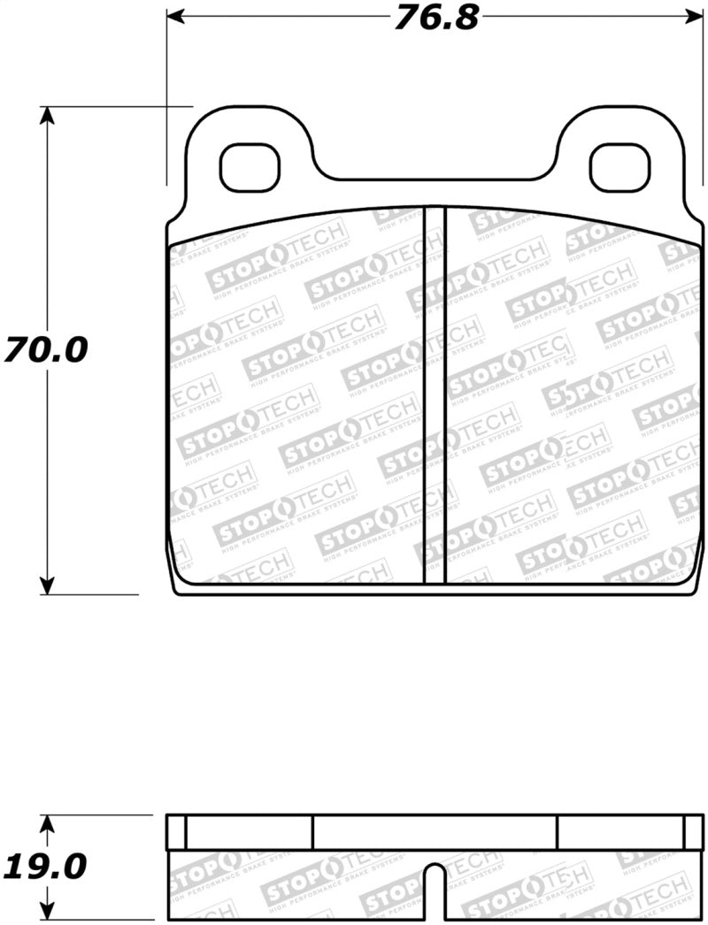 StopTech Street Brake Pads - 308.00451