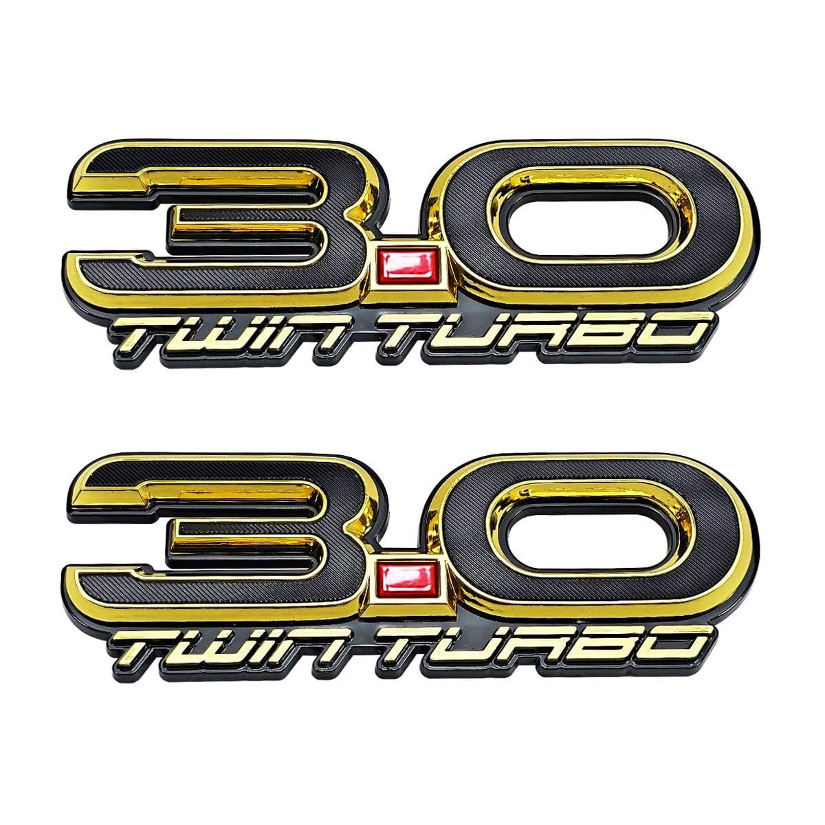 UPR - 3.0 Twin Turbo Fender Emblem Pair (fits Explorer ST, Bronco Raptor, Ranger Raptor) - 3673-052