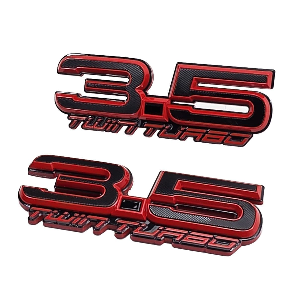UPR - 3.5 Twin Turbo Fender Emblem Pair (fits F-150, Explorer, F-150 Raptor, Flex, Expedition) - 3674-052