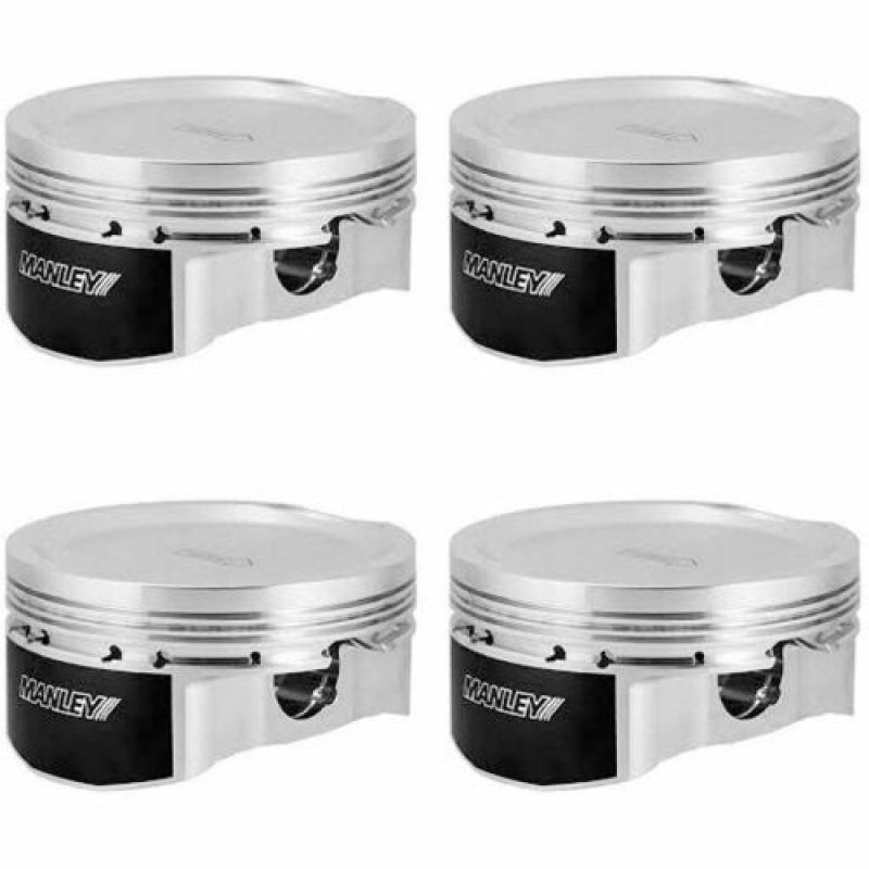Manley 04+ Subaru WRX STi (EJ257) STD Stroke 99.55mm +.05mm Bore 8.5:1 Dish Piston and Ring Set - 612001C-4