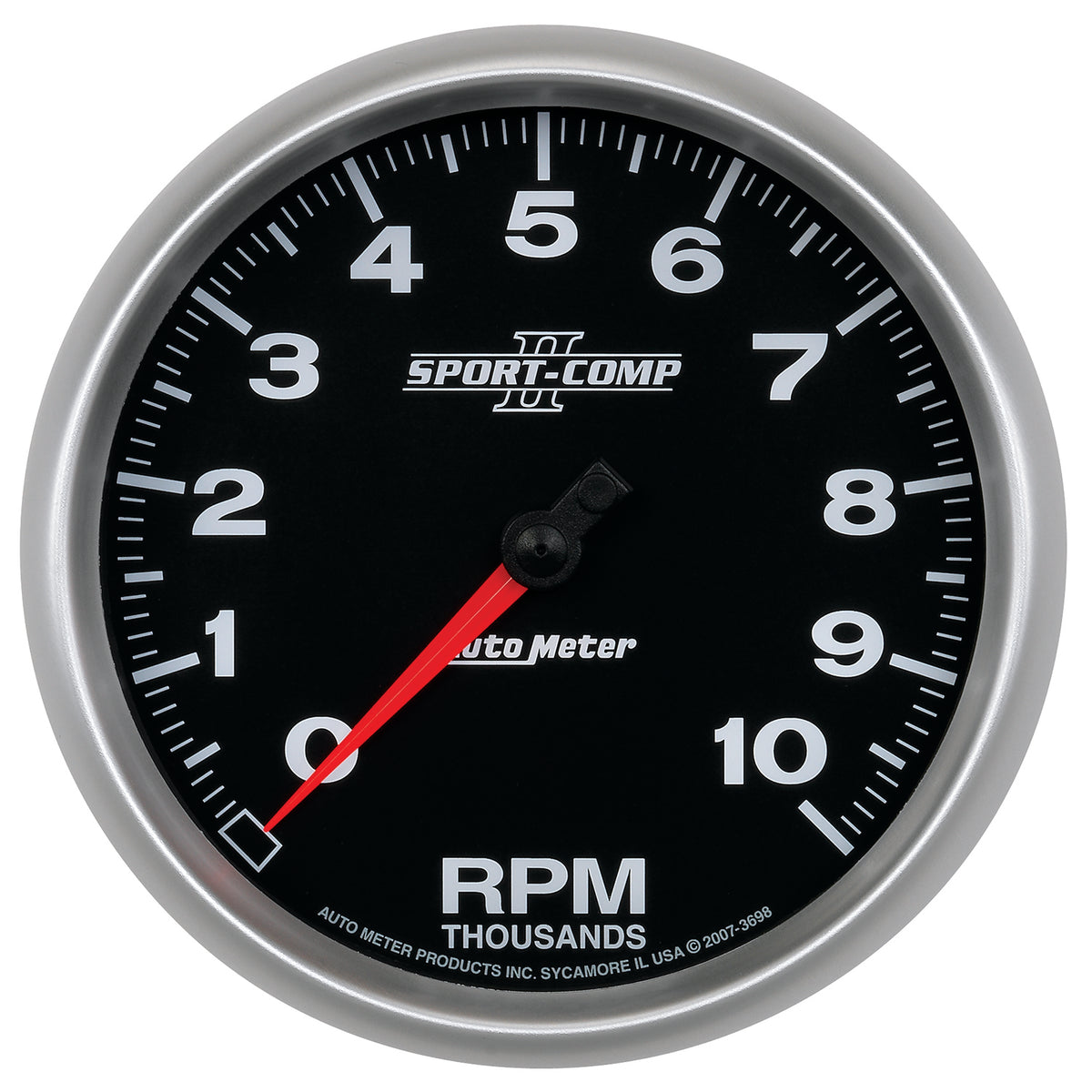 Autometer Sport-Comp II 5 inch 0-10000 RPM In Dash Tachometer - 3698
