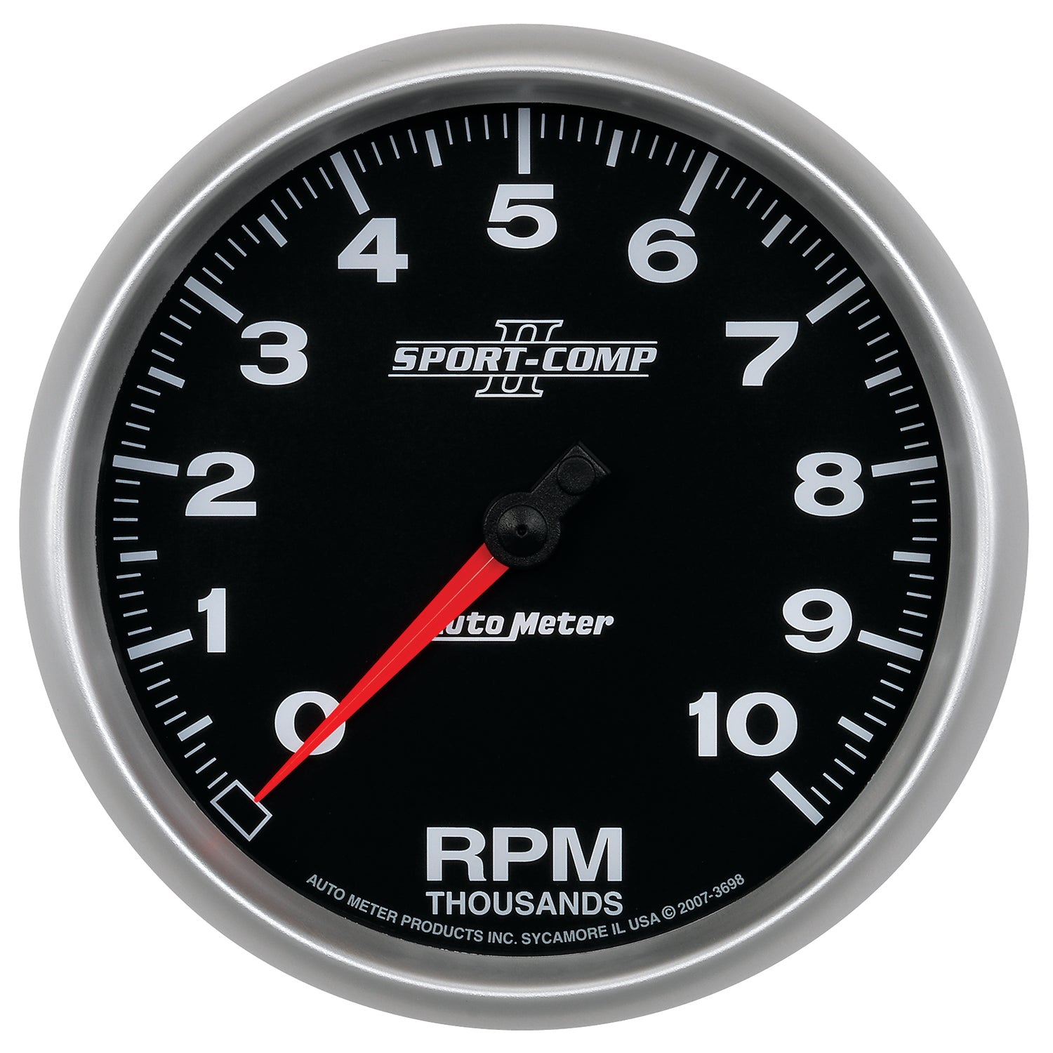 Autometer Sport-Comp II 5 inch 0-10000 RPM In Dash Tachometer - 3698