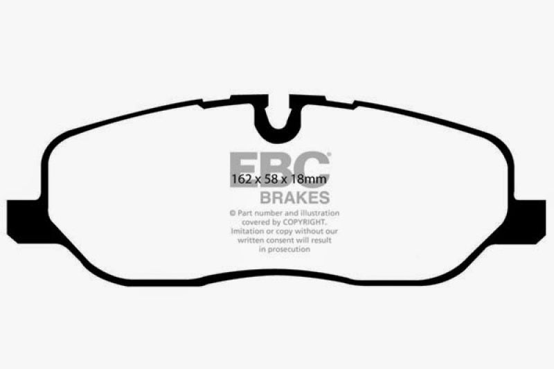 EBC 05-10 Land Rover LR3 4.4 Extra Duty Front Brake Pads - ED91541